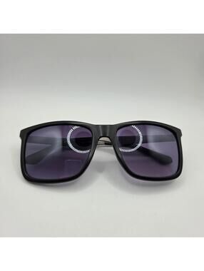 Guess GF0171 02B Rectangular Sunglasses Gunmetal Matte Black Smoke Gradient Lens